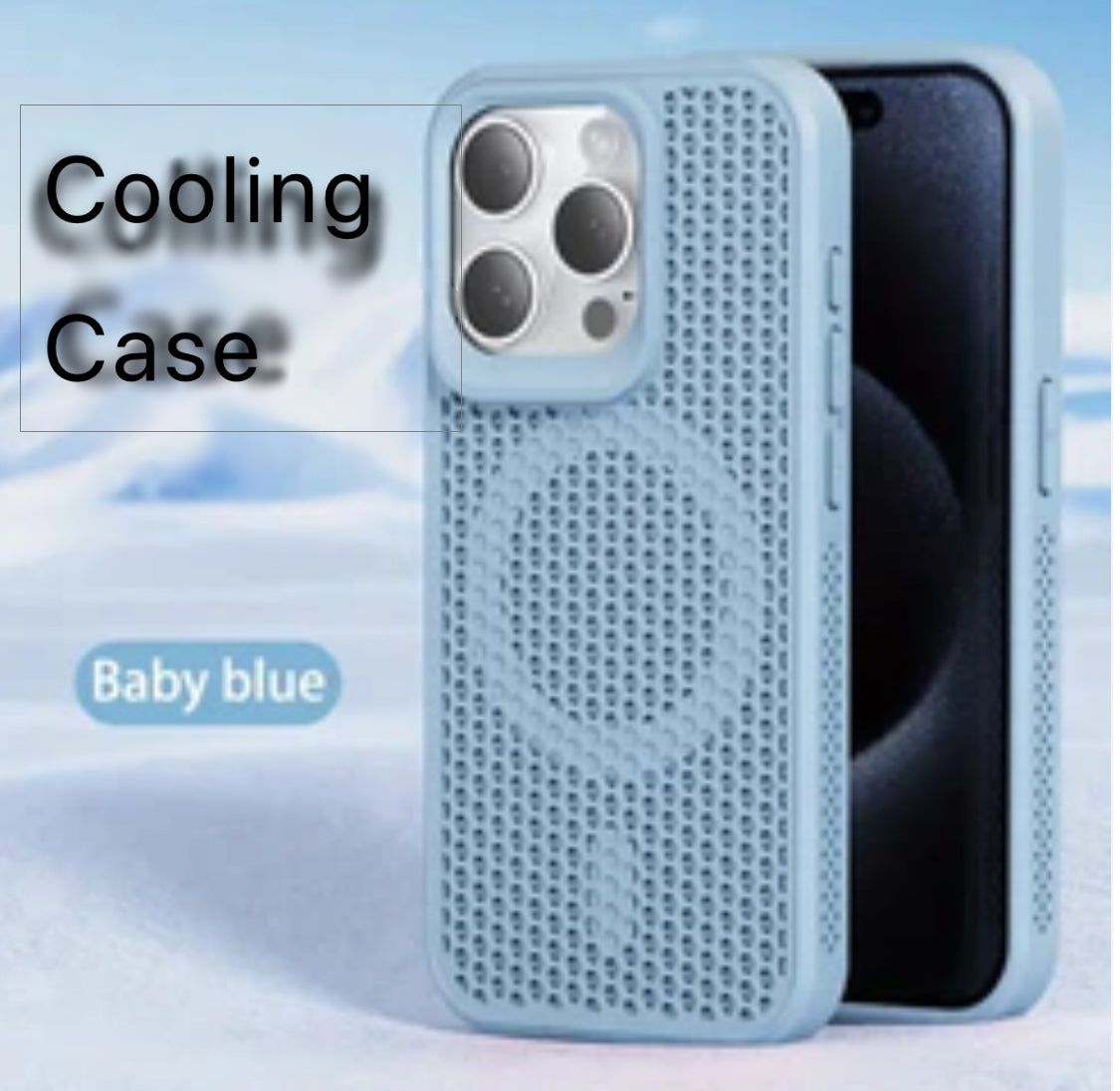 Cooling Purecase-iPhone heat reducing Case. Mag-safe.