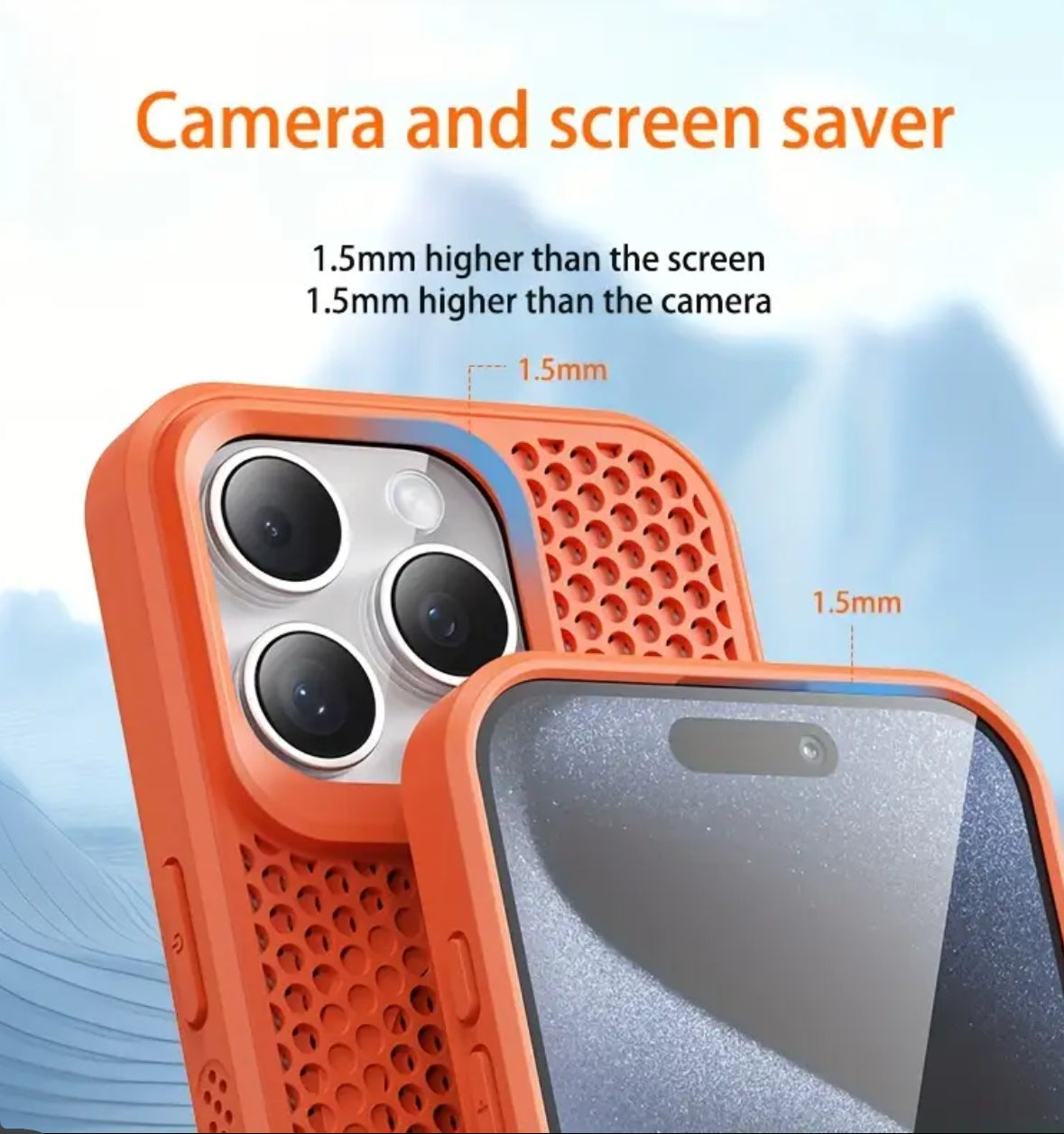 Cooling Purecase-iPhone heat reducing Case. Mag-safe.