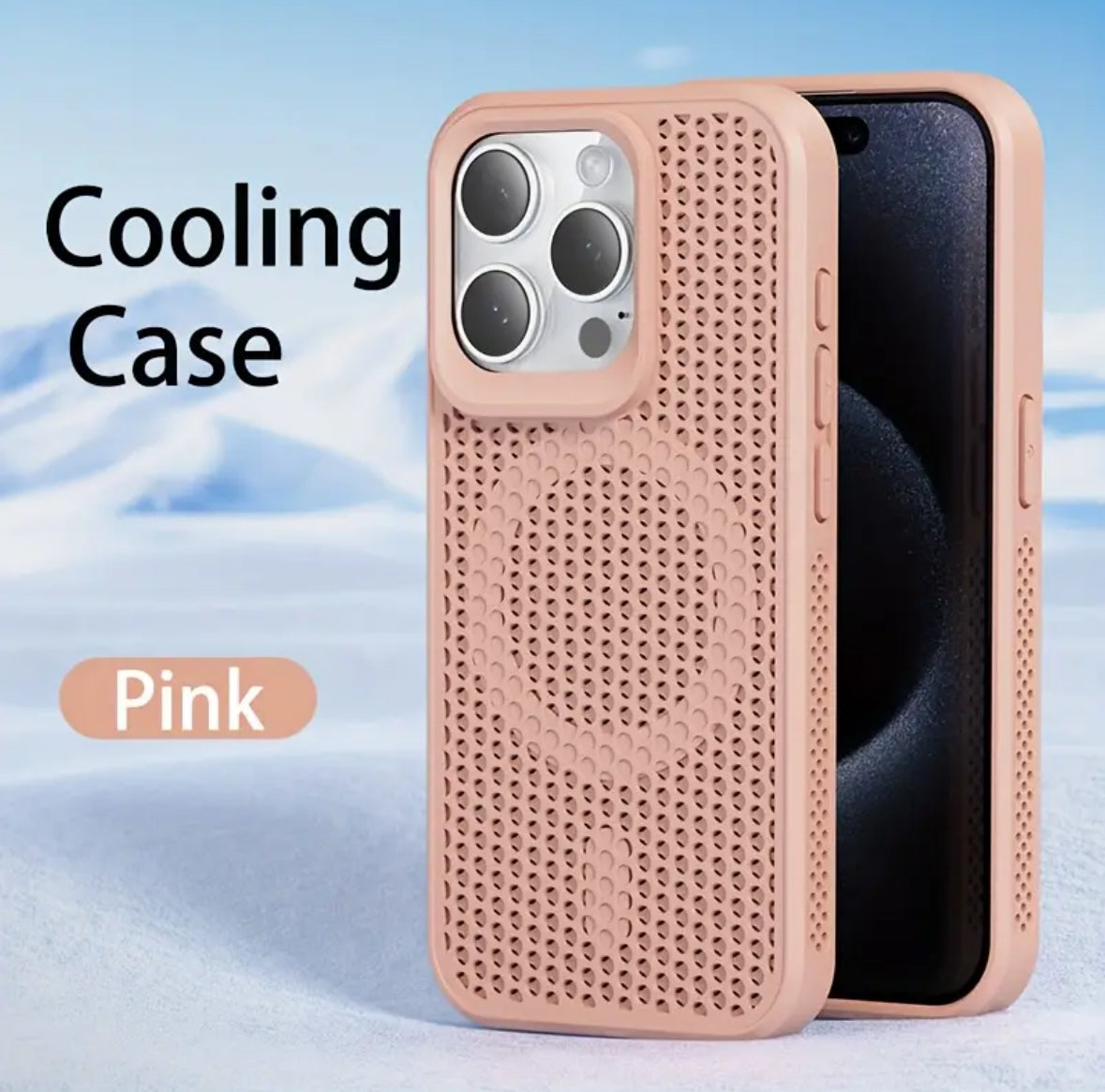 Cooling Purecase-iPhone heat reducing Case. Mag-safe.