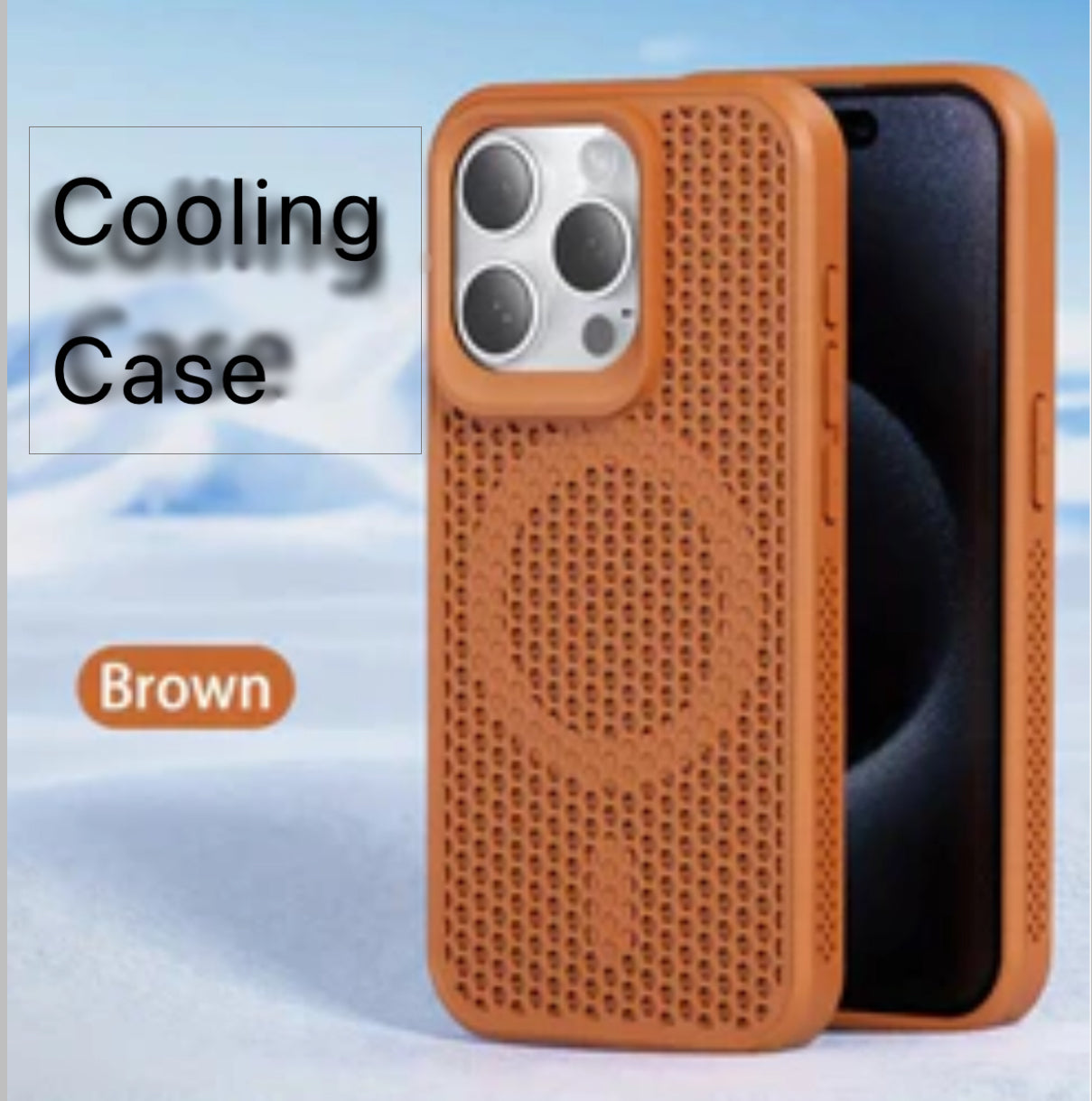 Cooling Purecase-iPhone heat reducing Case. Mag-safe.