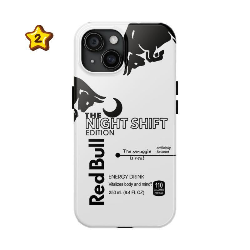 Redbull Night Shift Phone Case Edition Collection Cover for Iphone X 11 12 13 14 15 16 plus Pro Max Screen Protector Shockproof Protection